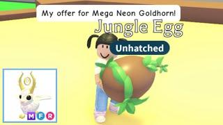 My offer for a Mega Neon Goldhorn! (Adopt Me)