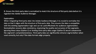 Adobe Exams AD0 E452   Adobe Audience Manager Architect Free Practice Questions & Answers