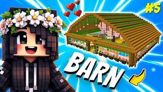 We build Beautiful ANIMAL BARN | Minecraft Survival series | 1.21 | Ep#5 | @ashblastofficial