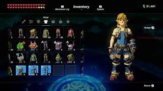 Zelda: BOTW (How To Get Xenoblade Chronicles 2 Salvager Outfit) Single Night Run