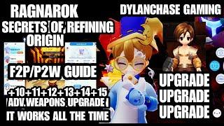 RAGNAROK ORIGIN -  SECRETS OF REFINING [PERFECT TIMING] TRY ON YOUR OWN RISK  #ragnarokorigin