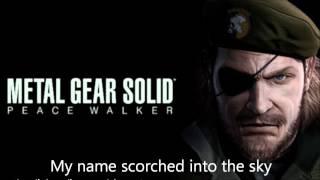 【高音質】MGS PW挿入曲「Heavens Divide」英和歌詞入り