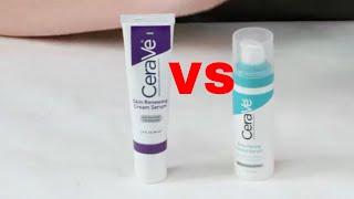 CeraVe Retinol Resurfacing Face Serum - Post-Acne Marks VS CeraVe Skin Renewing Retinol Cream Serum