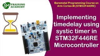 Implementing Time delay with Systick Timer in STM32F4466RE