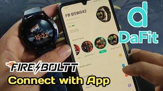 da fit smart watch how to connect|fire boltt smartwatch connect to phone