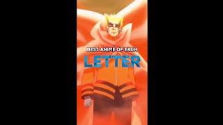 Best anime of each letter A to Z | Top 26 anime | Must watch anime