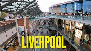 LIVERPOOL CITY CENTRE ENGLAND 4K WALK Walking Tour - LIVERPOOL ONE SHOPPING CENTRE Virtual Tour