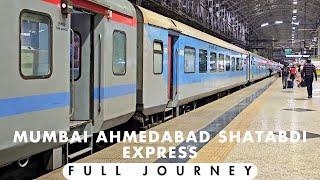 Mumbai to Ahmedabad : Full Journey : 12009 Mumbai Central Ahmedabad Shatabdi Express