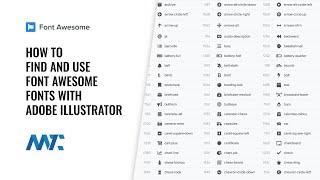 How to Find and Use Font Awesome With Illustrator | Martech Zone