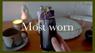 Most worn perfumes & one declutter!