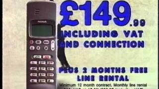 Nokia 101 advert from 1993