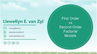 First Order vs Second Order Factor Structures in SEM