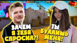 S1MPLE БОМБИТ  НА ИГРУ AHRINYAN  НА ФЕЙСИТЕ CSGO