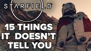 Starfield Guide - 15 Things IT DOESN'T TELL YOU