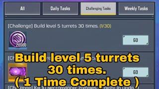 How to Build level 5 turrets 30 times in Undead Siege - Nightmare Mode COD Mobile