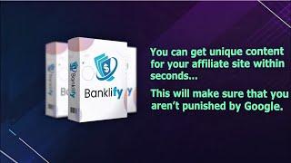 Banklify Demo Video, Autobuild Website for Digital Marketing,Affiliate Marketing,Ranking 1 in Google