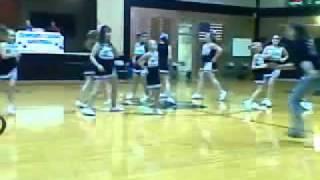 Spurs cheer routine . ! 20111-2012