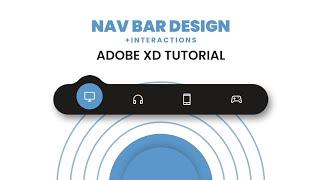 Navigation Bar Design + Interactions in Adobe XD | Adobe XD Tutorial | UI Design