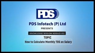 How to Calculate Monthly TDS on Salary