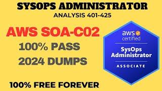 AWS Certified SysOps Administrator Associate Exam Practice Questions - ANALYSIS P17 (SOA-C02)