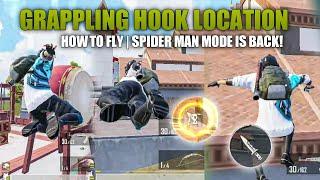 2.4 Update : New Grappling Hook Location | BGMI x PUBG MOBILE Grappling Hook 2.4 Gameplay