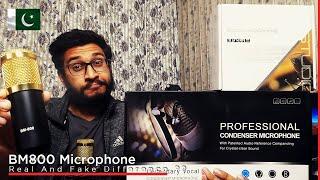 BM800 Condenser Mic Unboxing And Review In Pakistan 2022 | Real BM800 & Fake BM800 Difference