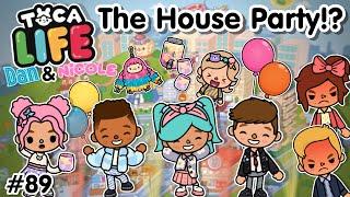 The House Party!?  #89 | Dan & Nicole series | Toca Boca World