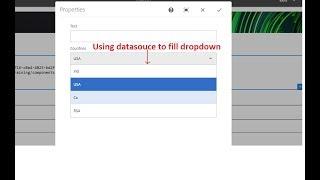 68. Dynamic dropdown with DataSource.