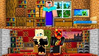 I Spent 100 Days in Noob1234's Minecraft House! *he had no idea*