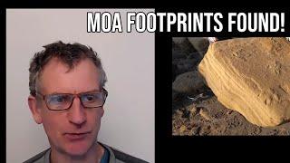 Fossil news: Moa footprints found by Julian Thomson and Bruce Hayward