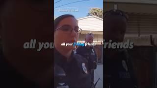 Moment Cops Realize They Knocked On The Wrong Door  full vid: SimplySpring: Woman Goes Off On.