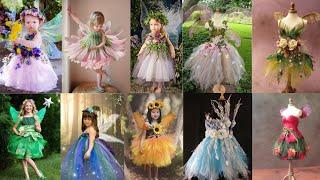 2021 Summer Princess Fairy Dress with wings || kids Fall Fairy flower dresses || Fashion's Fabric