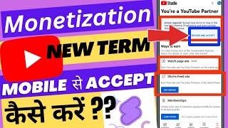 accept new terms to stay in the youtube partner program and start earning shorts ads revenue