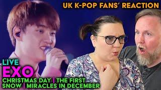 EXO - Christmas Day, First Snow, Miracles in December Live - EXOspectives - UK K-Pop Fans Reaction