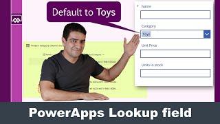 How to set default value to a Combo box in a PowerApps form