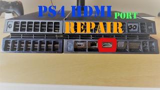 PS4 HDMI Port Replacement Tutorial  - PlayStation 4 HDMI Port Qucikest without Pro TOOLS