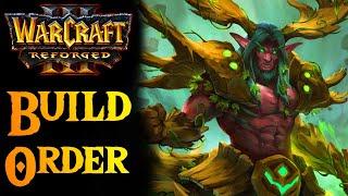 Warcraft 3 Reforged NIGHT ELF Build Order - BEGINNERS