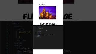 css image hover effects Flip an image effect#html #css #frontend #coding  @frontendcodings313