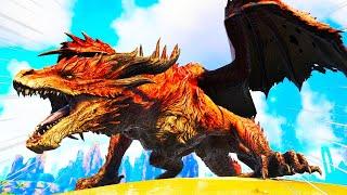 TAMING THE CRAZIEST DRAGON in ARK (Ark DOX ep7)