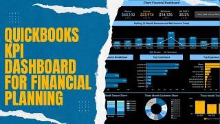 QuickBooks KPI Dashboard for Financial Planning