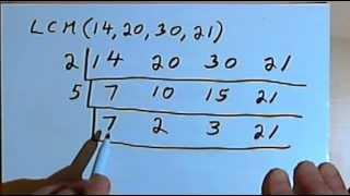 Finding the LCM of 3 or more numbers 127-2.22