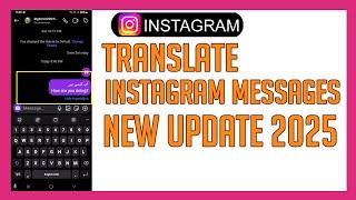 How To Translate Instagram Messages | New Instagram Update 2025