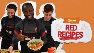 Quorn presents 'Red Recipes' with Naby Keita, Kostas Tsimikas and Ben Davies