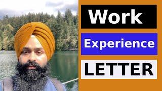 Work experience letter format for Express Entry | Reference Letter | You we & Canada You we & Canada