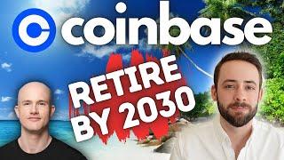 Retire off COINBASE Stock by 2030 (How Many Shares?)