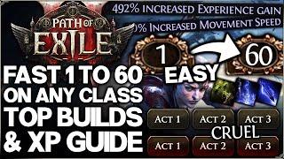 Path of Exile 2 - How to Level FAST On ANY Class - Best Build & EASY Leveling XP Skill Points Guide!