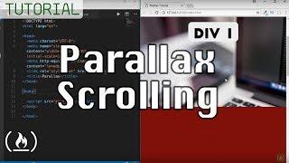 Parallax Tutorial - Scrolling Effect using CSS and Javascript