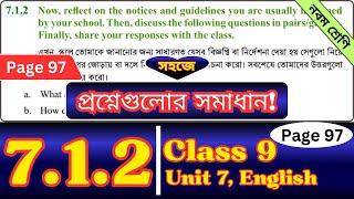 Class 9 English Chapter 7.1.2 Page 97 | The Power of Inclusive Language 7.1.2 Page 97 Q. Answer