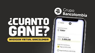 Inversiones Virtual Bancolombia - Como invetir en Bancolombia