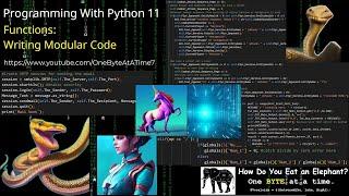 Programming With Python 11: Functions - Writing Modular Code